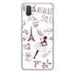 AQUOS R3 SH-04L docomo 高画質仕上げ 背面印刷 ハードケース LOVE フランス
