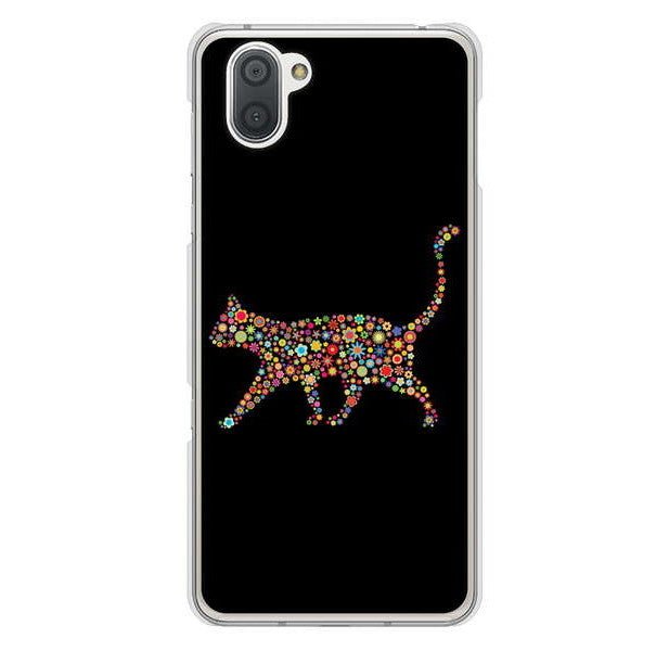 AQUOS R3 SH-04L docomo 高画質仕上げ 背面印刷 ハードケース 【406 カラフルキャット】
