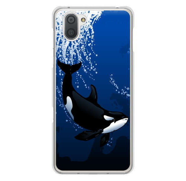 AQUOS R3 SH-04L docomo 高画質仕上げ 背面印刷 ハードケース 海の守り神