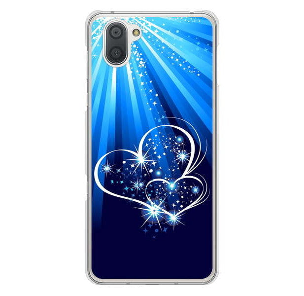 AQUOS R3 SH-04L docomo 高画質仕上げ 背面印刷 ハードケース きらめきハート