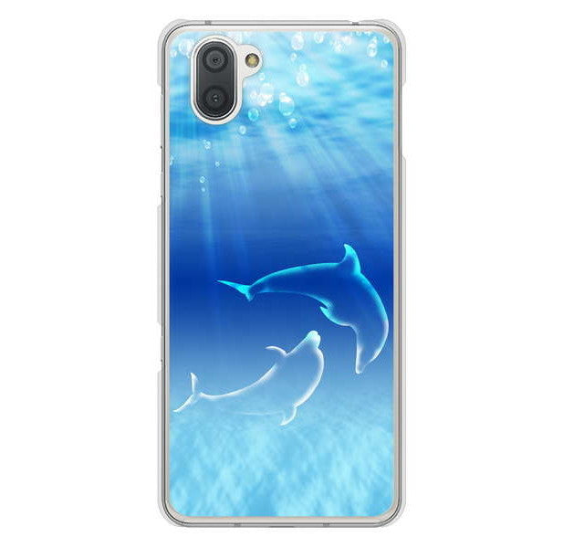AQUOS R3 SH-04L docomo 高画質仕上げ 背面印刷 ハードケース 海の守り神