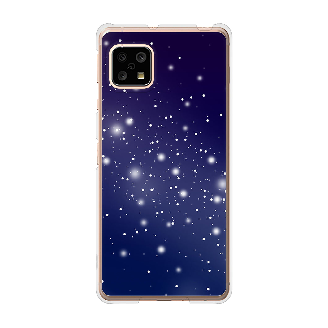 AQUOS sense4 SH-41A docomo 高画質仕上げ 背面印刷 ハードケース 【1271 天空の川】