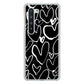 AQUOS R5G SH-51A docomo 高画質仕上げ 背面印刷 ハードケース 【1124 ハート BK＆WH】