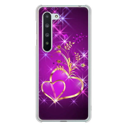 AQUOS R5G SH-51A docomo 高画質仕上げ 背面印刷 ハードケース きらめきハート