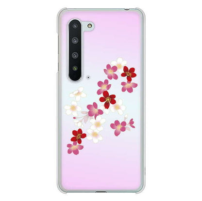 AQUOS R5G SH-51A docomo 高画質仕上げ 背面印刷 ハードケース 和花柄