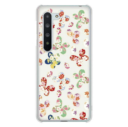AQUOS R5G SH-51A docomo 高画質仕上げ 背面印刷 ハードケース 和花柄
