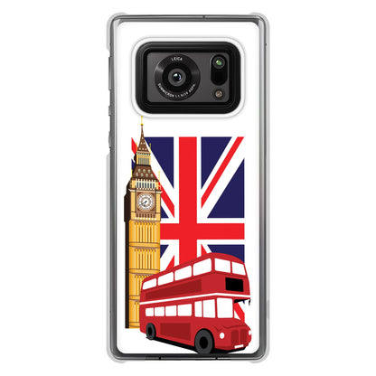 AQUOS R6 SH-51B 高画質仕上げ 背面印刷 ハードケース イギリスの風景
