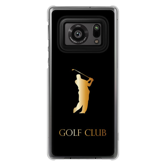 AQUOS R6 SH-51B 高画質仕上げ 背面印刷 ハードケース 【610 GOLFCLUB】