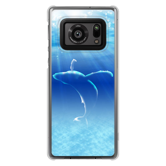 AQUOS R6 SH-51B 高画質仕上げ 背面印刷 ハードケース 海の守り神