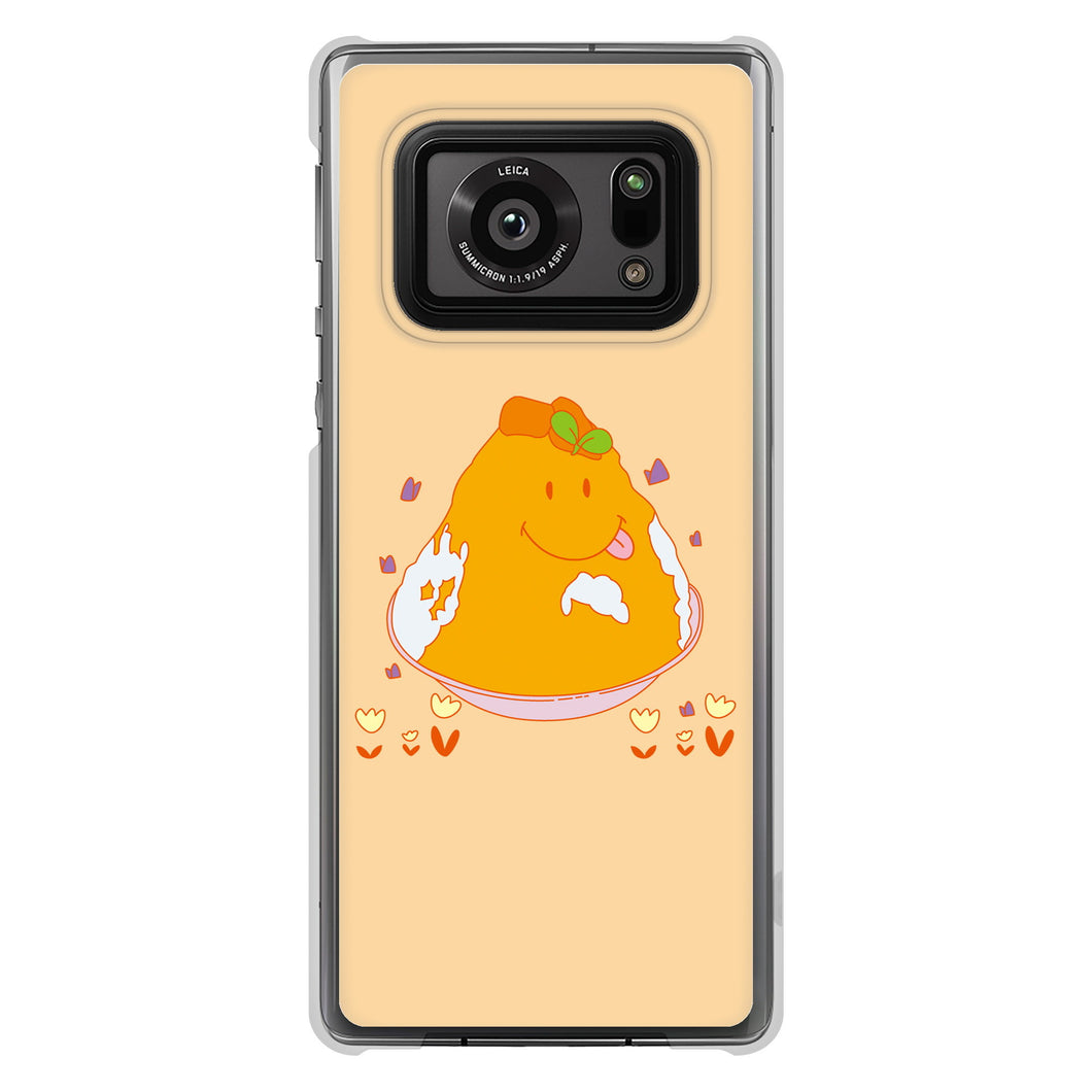 AQUOS R6 SH-51B 高画質仕上げ 背面印刷 ハードケース スイーツイラスト