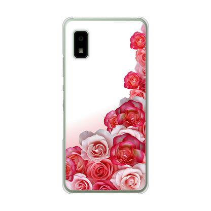 AQUOS wish2 SH-51C docomo 高画質仕上げ 背面印刷 ハードケース ロマンチックなバラ