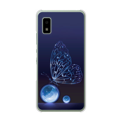 AQUOS wish2 SH-51C docomo 高画質仕上げ 背面印刷 ハードケース バタフライ