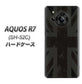 AQUOS R7 SH-52C docomo 高画質仕上げ 背面印刷 ハードケース【505 ユニオンジャック ダーク】
