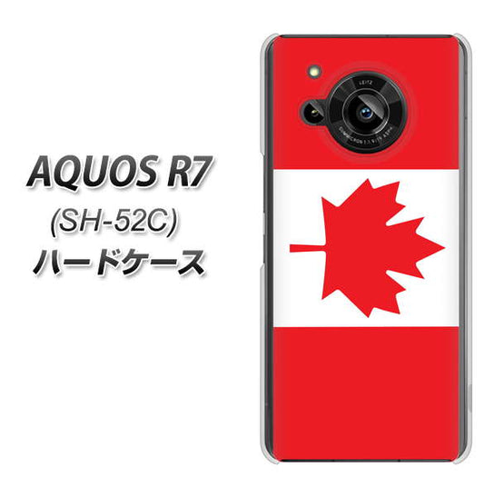 AQUOS R7 SH-52C docomo 高画質仕上げ 背面印刷 ハードケース【669 カナダ】