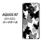AQUOS R7 SH-52C docomo 高画質仕上げ 背面印刷 ハードケース【1336 夜の蝶】
