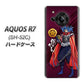 AQUOS R7 SH-52C docomo 高画質仕上げ 背面印刷 ハードケース【AB808 織田信長 イラストと家紋】