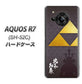 AQUOS R7 SH-52C docomo 高画質仕上げ 背面印刷 ハードケース【AB810 北条氏康 シルエットと家紋】