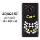 AQUOS R7 SH-52C docomo 高画質仕上げ 背面印刷 ハードケース【IA807 Cat＋】