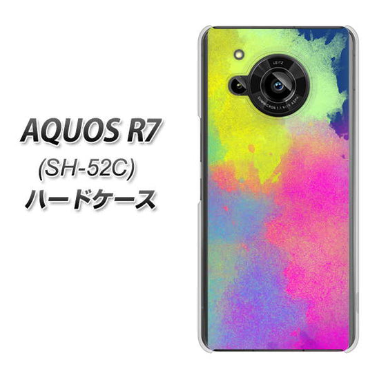 AQUOS R7 SH-52C docomo 高画質仕上げ 背面印刷 ハードケース【YJ294 デザイン色彩】