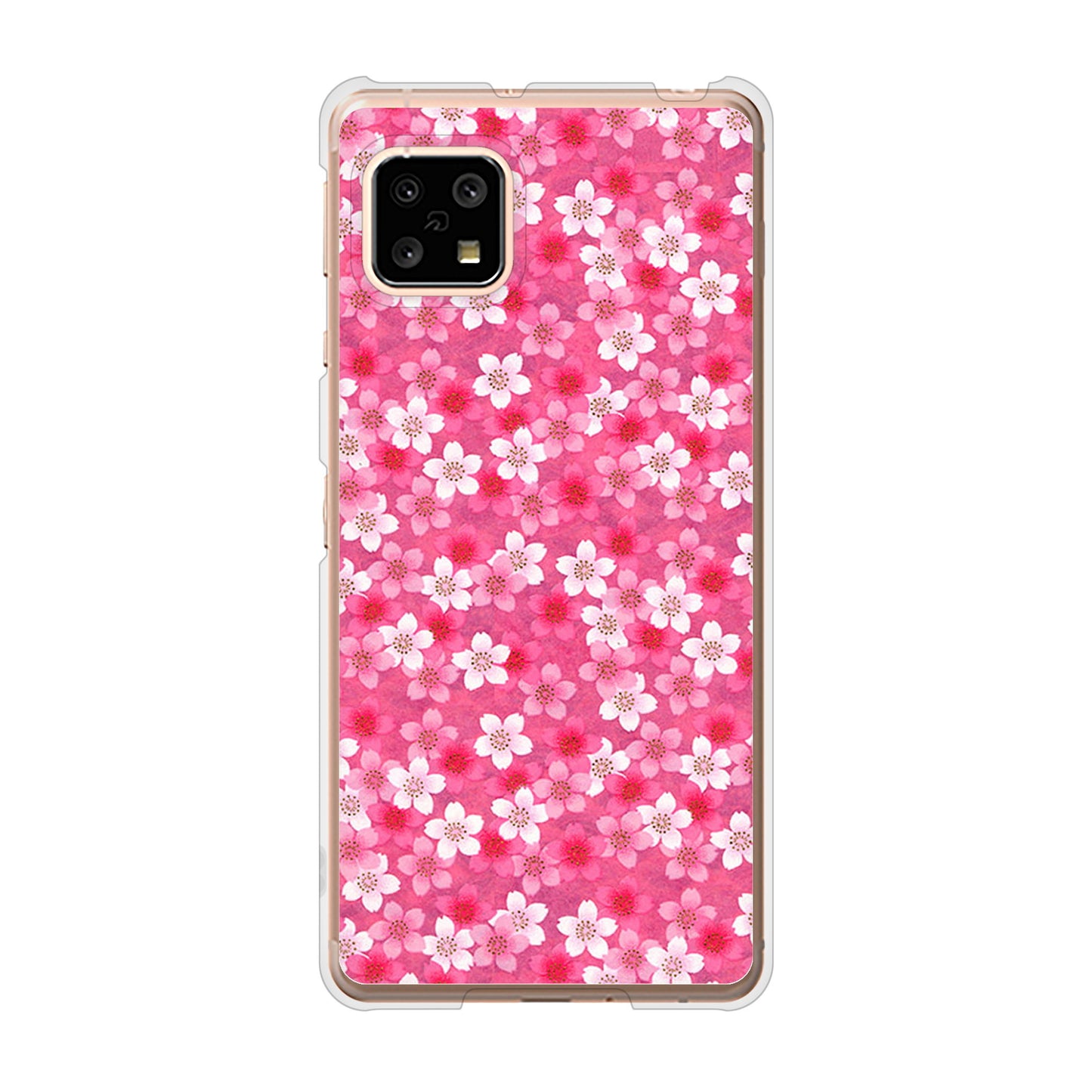 AQUOS sense5G SH-53A docomo 高画質仕上げ 背面印刷 ハードケース リバティプリント