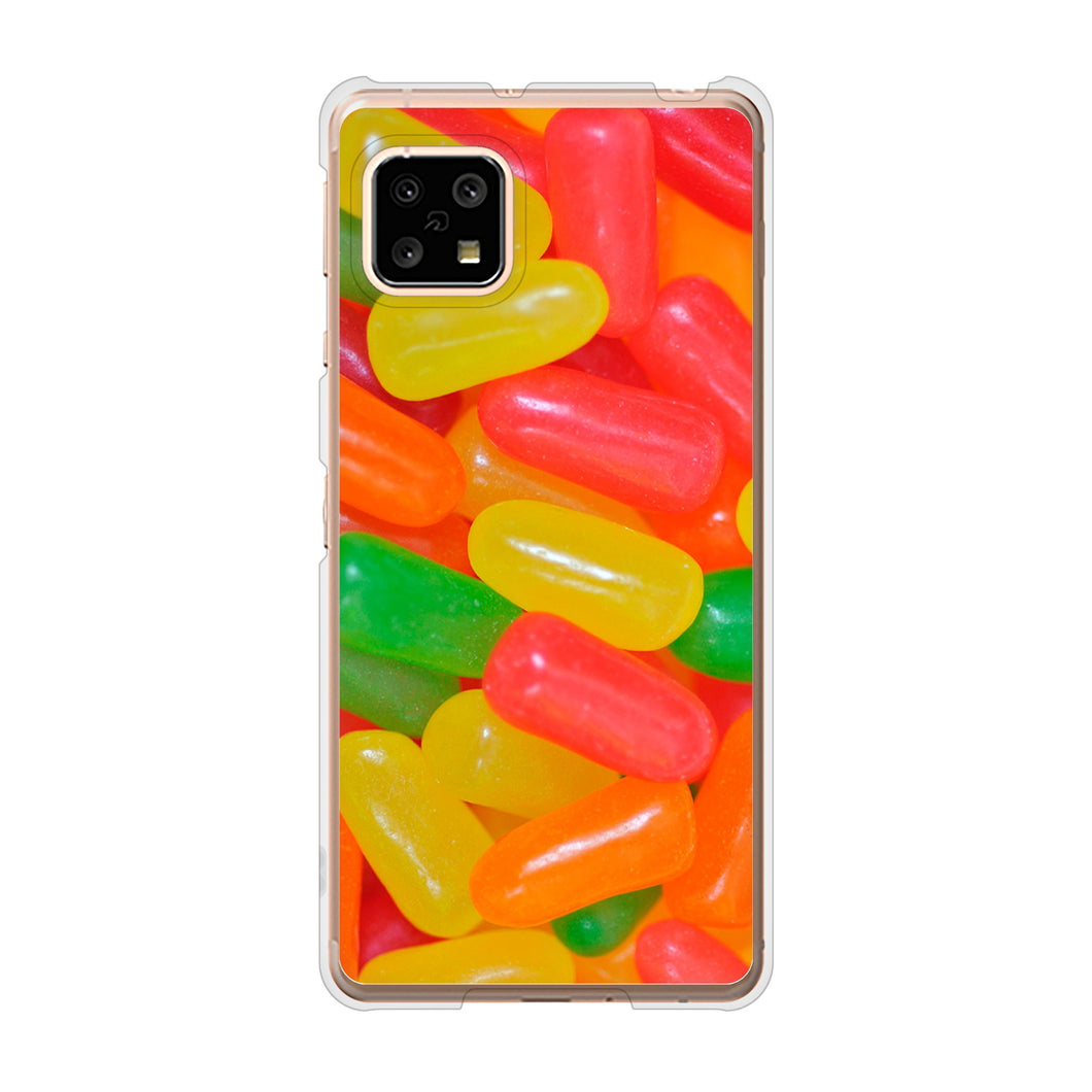 AQUOS sense5G SH-53A docomo 高画質仕上げ 背面印刷 ハードケース スイーツ