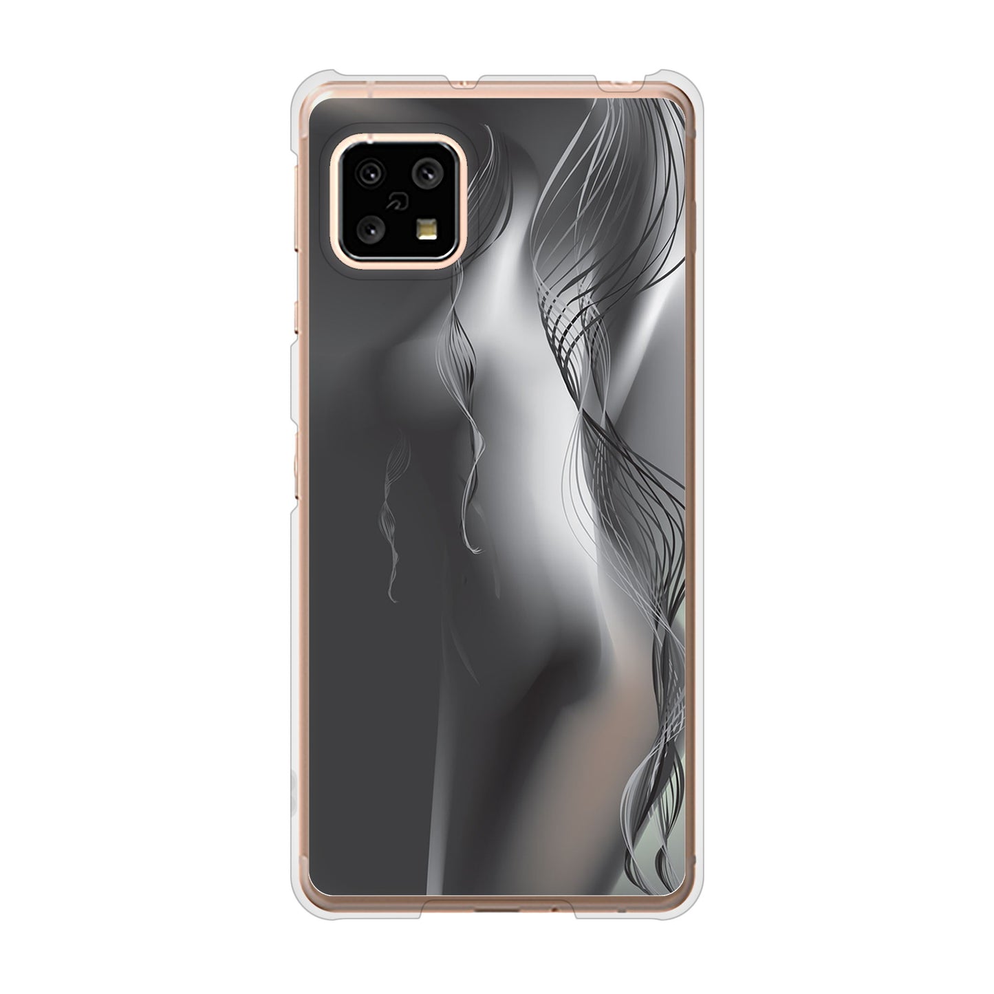 AQUOS sense5G SH-53A docomo 高画質仕上げ 背面印刷 ハードケース 【566 ボディウォール】