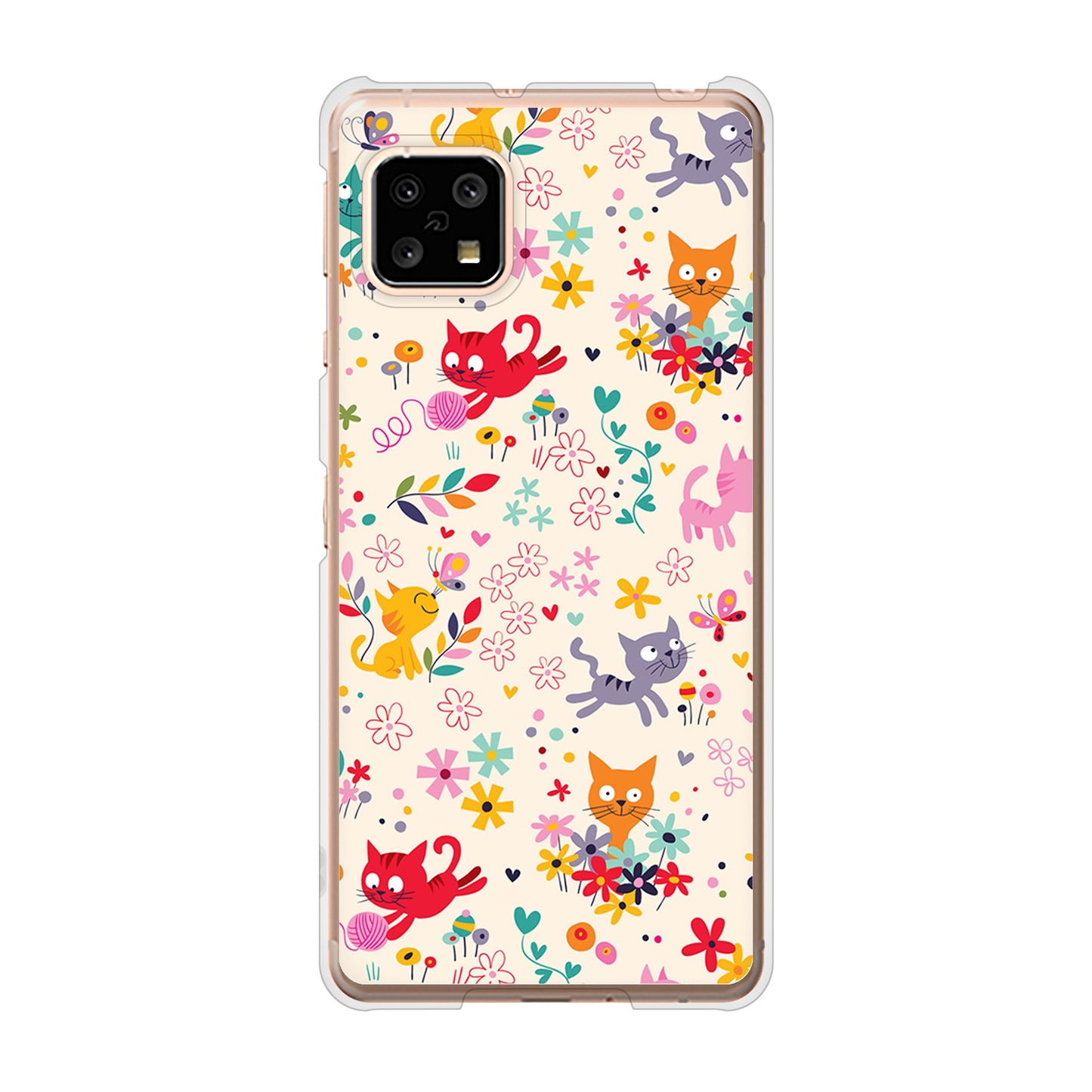 AQUOS sense5G SH-53A docomo 高画質仕上げ 背面印刷 ハードケース マルチスタイル