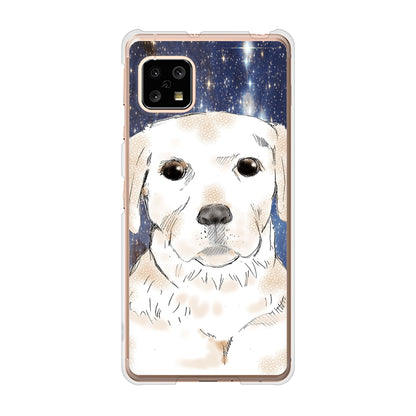 AQUOS sense5G SH-53A docomo 高画質仕上げ 背面印刷 ハードケース ラブラドールレトリバー