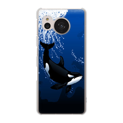 AQUOS sense7 SH-53C docomo 高画質仕上げ 背面印刷 ハードケース 海の守り神