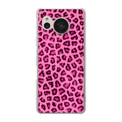 AQUOS sense7 SH-53C docomo 高画質仕上げ 背面印刷 ハードケース ヒョウ柄ベーシックS