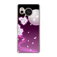 AQUOS sense7 SH-53C docomo 高画質仕上げ 背面印刷 ハードケース 【1223 紫に染まる月と桜】