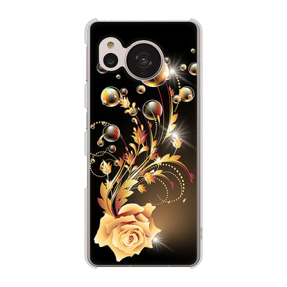 AQUOS sense7 SH-53C docomo 高画質仕上げ 背面印刷 ハードケース ロマンチックなバラ