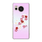 AQUOS sense7 SH-53C docomo 高画質仕上げ 背面印刷 ハードケース 和花柄