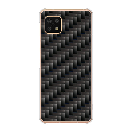 AQUOS sense6 SH-54B docomo 高画質仕上げ 背面印刷 ハードケース 【461 カーボン】