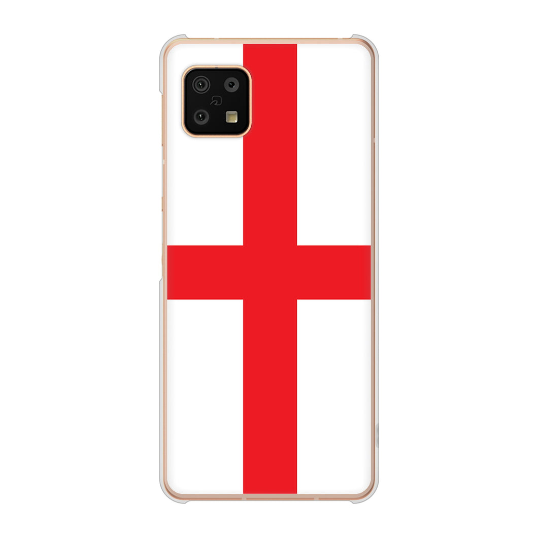 AQUOS sense6 SH-54B docomo 高画質仕上げ 背面印刷 ハードケース 国旗