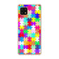 AQUOS sense6 SH-54B docomo 高画質仕上げ 背面印刷 ハードケース 【727 カラフルパズル】