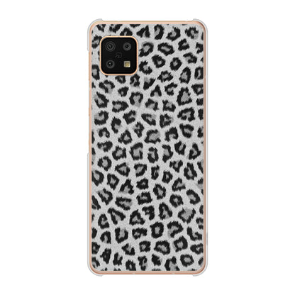 AQUOS sense6 SH-54B docomo 高画質仕上げ 背面印刷 ハードケース ヒョウ柄ベーシックS