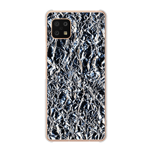AQUOS sense6 SH-54B docomo 高画質仕上げ 背面印刷 ハードケース 【EK835 スタイリッシュアルミシルバー】