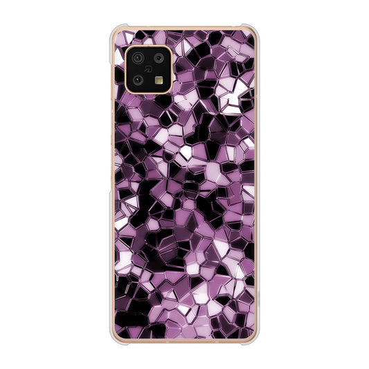 AQUOS sense6 SH-54B docomo 高画質仕上げ 背面印刷 ハードケース 【EK837 テクニカルミラーパープル】