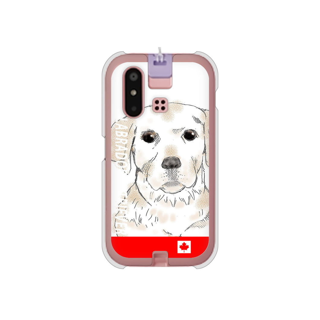 mamorino6 SHF35 au 高画質仕上げ 背面印刷 ハードケース【YD821 ラブラドールレトリバー02】