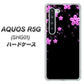 au アクオス R5G SHG01 高画質仕上げ 背面印刷 ハードケース【019 桜クリスタル】