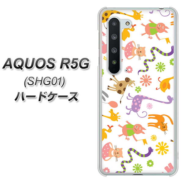 au アクオス R5G SHG01 高画質仕上げ 背面印刷 ハードケース【134 Harry up！】