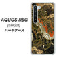au アクオス R5G SHG01 高画質仕上げ 背面印刷 ハードケース【558 いかずちを纏う龍】