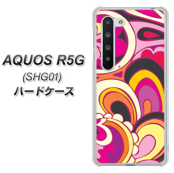 au アクオス R5G SHG01 高画質仕上げ 背面印刷 ハードケース【586 ブローアップカラー】