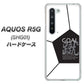 au アクオス R5G SHG01 高画質仕上げ 背面印刷 ハードケース【IB921 サッカーボール】
