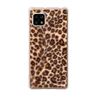 AQUOS sense5G SHG03 au 高画質仕上げ 背面印刷 ハードケース アニマル柄
