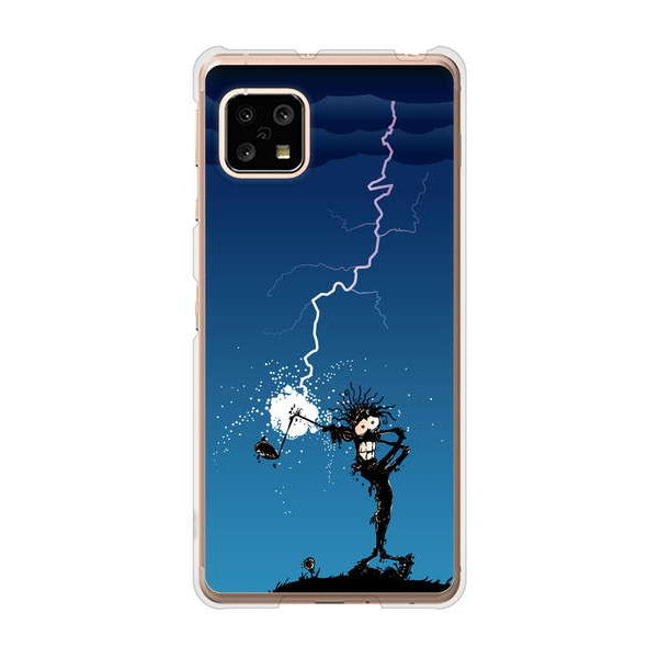 AQUOS sense5G SHG03 au 高画質仕上げ 背面印刷 ハードケース 【417 ゴルファーの苦難】