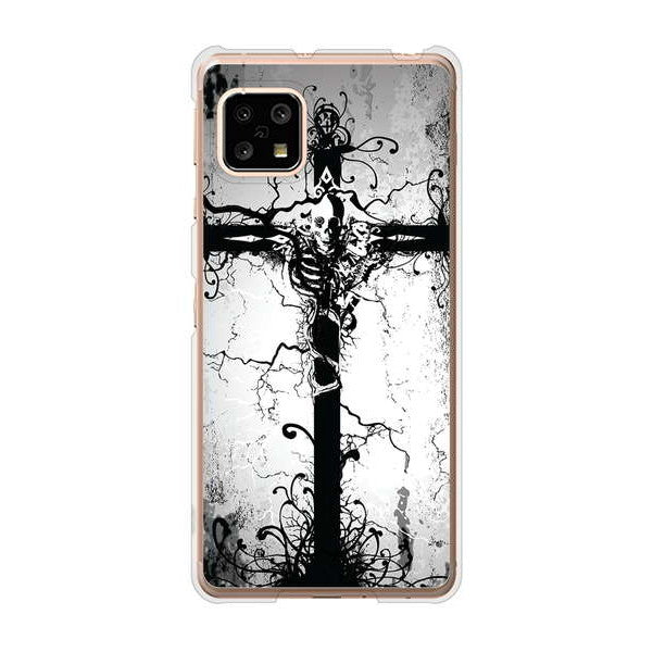 AQUOS sense5G SHG03 au 高画質仕上げ 背面印刷 ハードケース 【432 張付の骸】