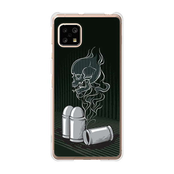 AQUOS sense5G SHG03 au 高画質仕上げ 背面印刷 ハードケース 【481 弾丸】