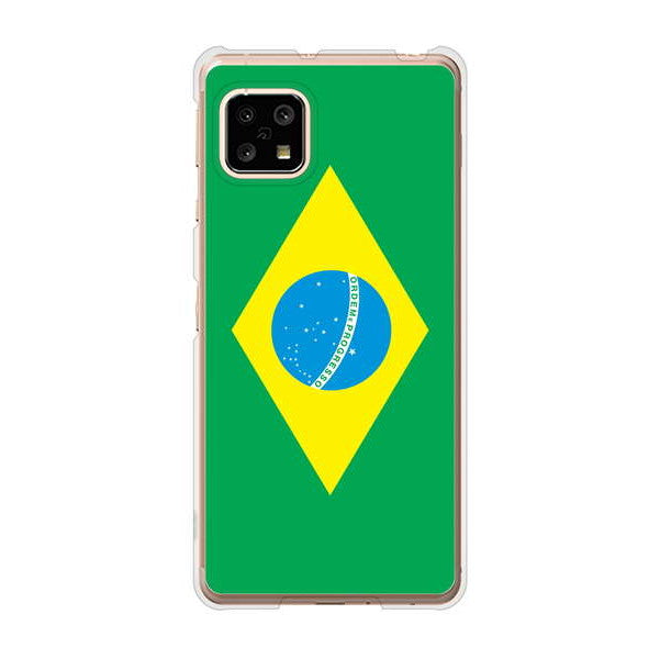 AQUOS sense5G SHG03 au 高画質仕上げ 背面印刷 ハードケース 国旗